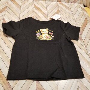 Baby Shirt – Two Lions with Flowers and Butterflies
